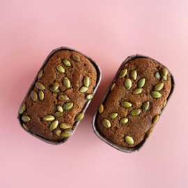 Gourmet Pumpkin Spice Bread by Sweetness Central, Baked Fresh for Each Order, Made with Pumpkin Seeds, The Perfect Dessert, or Housewarming Gift, Individually Wrapped to Arrive Soft & Moist, 6 Pack