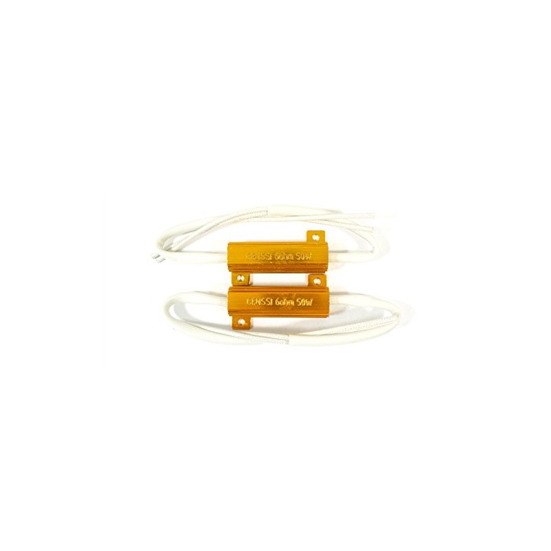 GENSSI 50W LED Bulb Fast Flash Load Resistor HID Kit