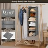 GRANNY SAYS 6 Shelf Hanging Closet Organizers and Storage, Collapsible