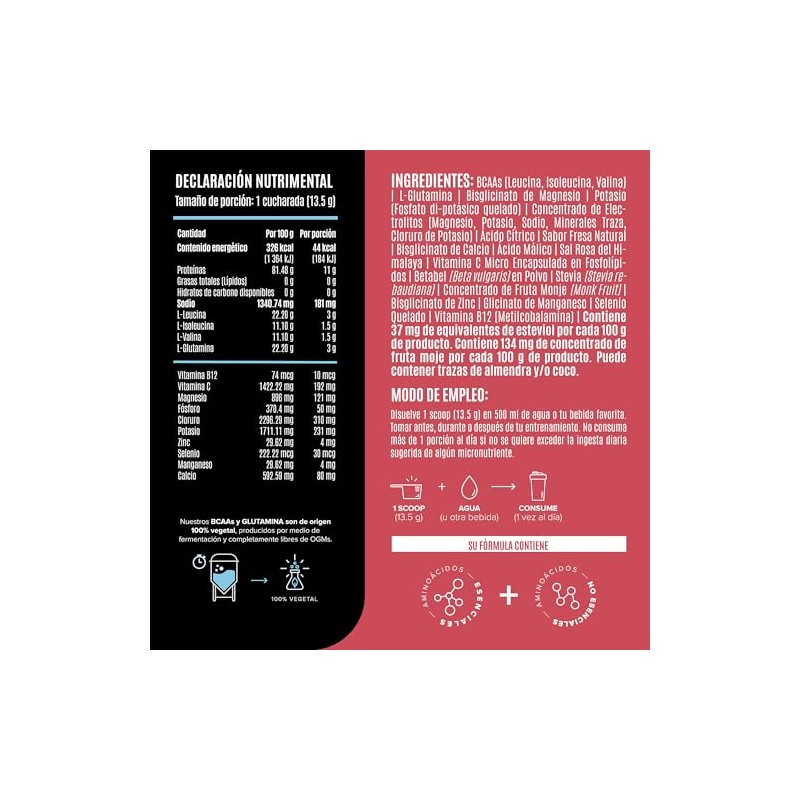 Birdman Bcaas Glutamina Ratio Bcaa 100 Vegetal Vegano Carbohidratos Vitamina