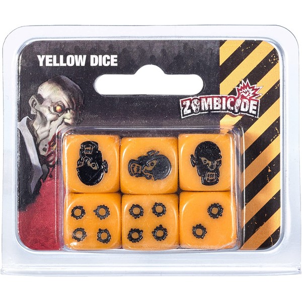 CMON Zombicide: Yellow Dice Pack Board Game