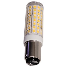 Ironsmith Lighting Products BA15D Double Contact Bayonet Base Dimmable Bulb, 7W, 3000K Warm White, 110-120V, Clear Plastic Lens, Energy-Efficient LED - 4 Pack