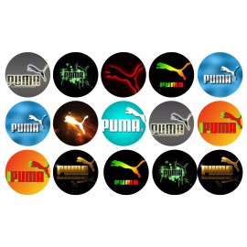 Bottle Cap images, necklace images, 1in circle images, precut, Puma