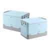 WEHOGAR Caja De Almacenamiento Plegable Para El Hogar Con Tapa