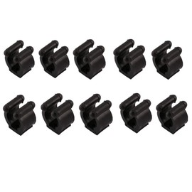 Clips y abrazaderas para taco de billar, 10 piezas, soporte de clip para caña de pescar para tacos de piscina y almacenamiento en bastido...