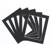 Frame Company Pack of 10 Black Mounts 10x8 for 7x5