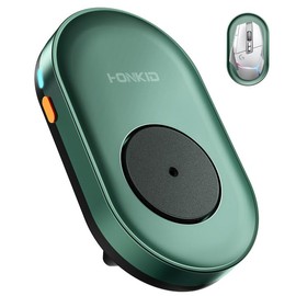 HONKID Undetectable Mouse Mover Jiggler with ON/Off Switch and USB Port Drive-Free,Simulate Physical Automatically Mouse Movement,Prevent Computer Laptop Inactive/Lockdown (Green