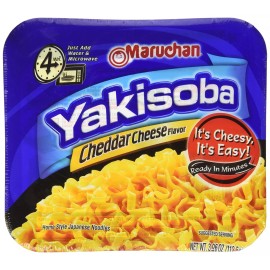 Maruchan Yakisoba Cheddar 3.96 Oz Pack of 8 Cheddar Noodles