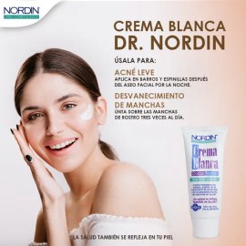 Crema Blanca Del Doctor Nordin, Tubo Con 40g Pack C/2 Pzs Momento De Aplicación Día/noche Tipo De Piel Todo Tipo De Piel