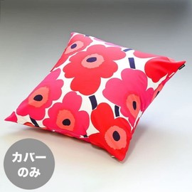 Marimekko Throw Pillow Cover 50 x 50 cm Pieni Unikko Red White 064163 001