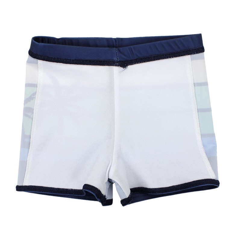 Aquarti Boys' Swimming Trunks Striped with Surfer Motif - 152