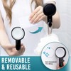 TAILI Black Bathroom Suction Hooks with Vacuum Suction Cups- No