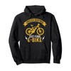 Rentner E-Bike Ebike E Bike Bicycle Rider Pullover Hoodie, black