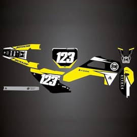 Attack Graphics Custom Fury Complete Bike Graphics Kit for Husqvarna TC 85 19/16 2025