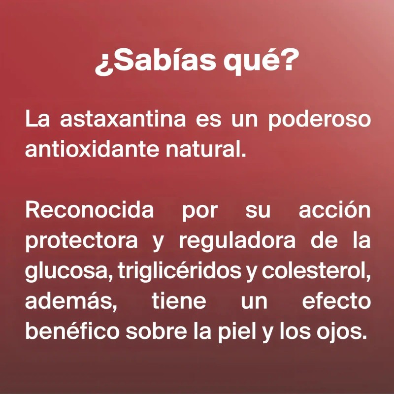 Astaxantina Vitamínica 30 Cápsulas