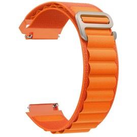 ALSMGGBPAF 20mm 22mm Nylon Watch Band for Men and Women, Quick Release；Sport Alpine loop Straps Adjustable Breathable Replacement Bands