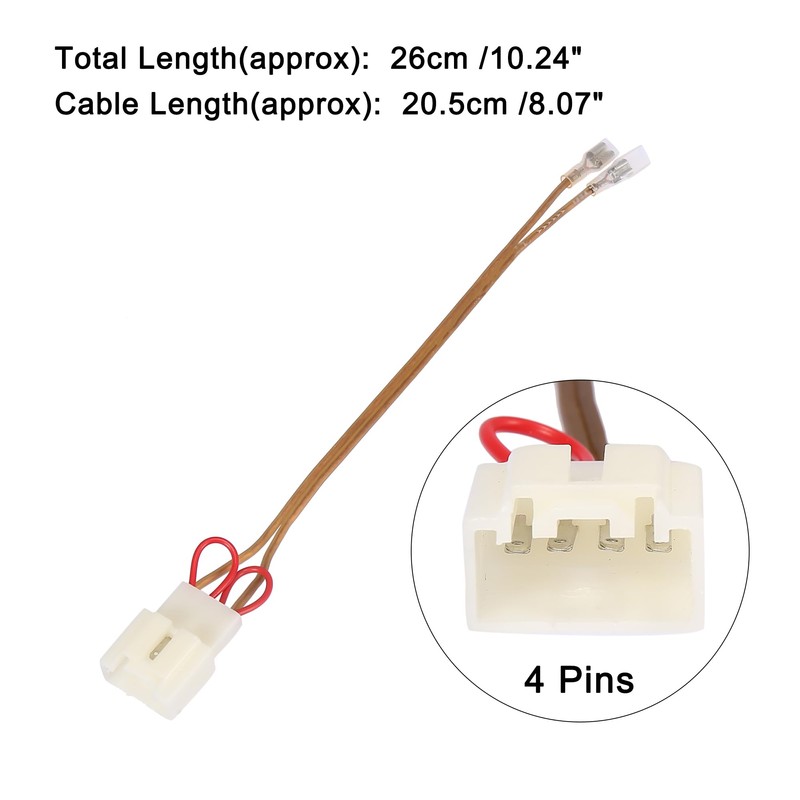 X AUTOHAUX Car Speaker Connector Wire Wire Bundle Adapter Connector