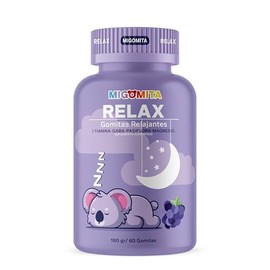 MIGOMITA RELAX | 60 Gomitas para dormir | Ideal para niños y adultos | Sin melatonina | Gomitas que promueven el sueño | Ingredientes 100% naturales: 