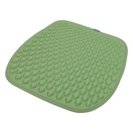 Partuto 1 Pc 47x47cm Universal Car Seat Cushion - for Car Travel Driving Seat Protection Pad Cover Anti-Slip - Ice Silk Green