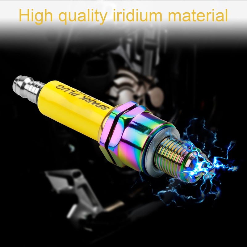 A7TC Iridium Spark Plug,M10×1.0 Thread,49cc 50cc 125cc 150cc ATV Pit