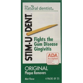 STIM-U-DENT Original Plaque Removers Mint -- 100 Toothpicks