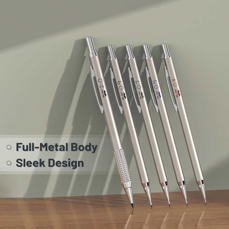 Mr. Pen- Metal Mechanical Pencil Set with Lead and Eraser