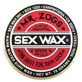 Mr Zogs Original Sexwax - Warm Water Temperature Coconut Scented (White)