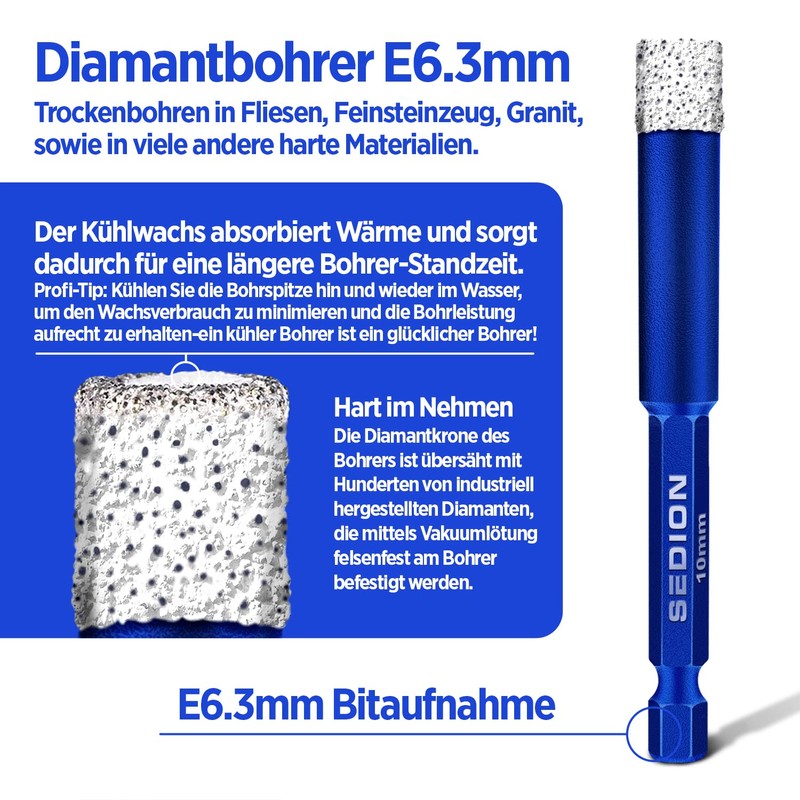 Sedion tile drill.