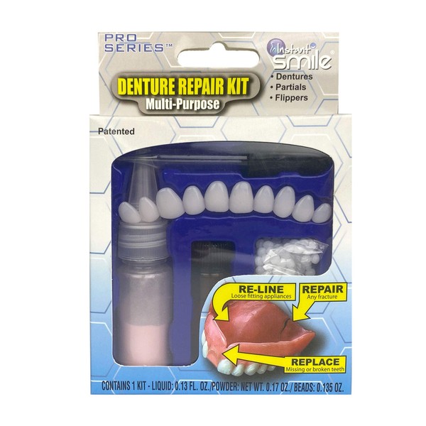 Instant Smile Pro Series Multi Purpose Denture Repair Kit