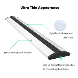 FaithSail 8FT LED Shop Light, 110W LED Wraparound Ultra Slim Strip Lights, 12600 Lumens, 5000k LED Garage Lighting, 8 Foot LED Strip Light for Office, Workshop, Fluorescent version Replacement, 1 Pack