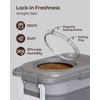 Collapsible Dog Food Container for 10-25 lbs, Airtight Storage Bin