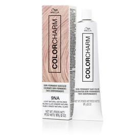 Wella colorcharm Demi-Permanent 9NA rubio ceniza natural claro 2 onzas