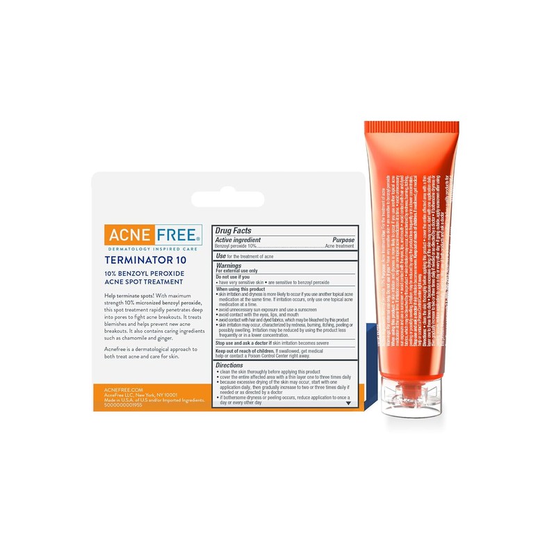 AcneFree Acne Free Terminator Spot Treatment With Benzoyl Peroxide 10%