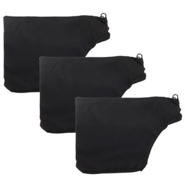 3 PCS Dust Bag Mitre Saw Dust Bag,Anti-Dust Saw Dust Cover Bag with Zipper Easy to Carry and Store Suitable for 255 Miter Accessories Replacement Easy Disposal of Dust (Black)