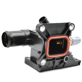 IZYSS Engine Coolant Water Outlet Thermostat with Sensor for Mazda 3 5 6 2006-2013 CX-7 2010-2012 LF941517Z LF94-15-17Z 902-690 water outlet housing