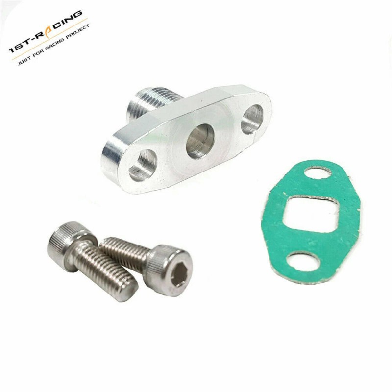 1st-racing 10AN Oil Return Drain Flange for Borg Warner Turbo