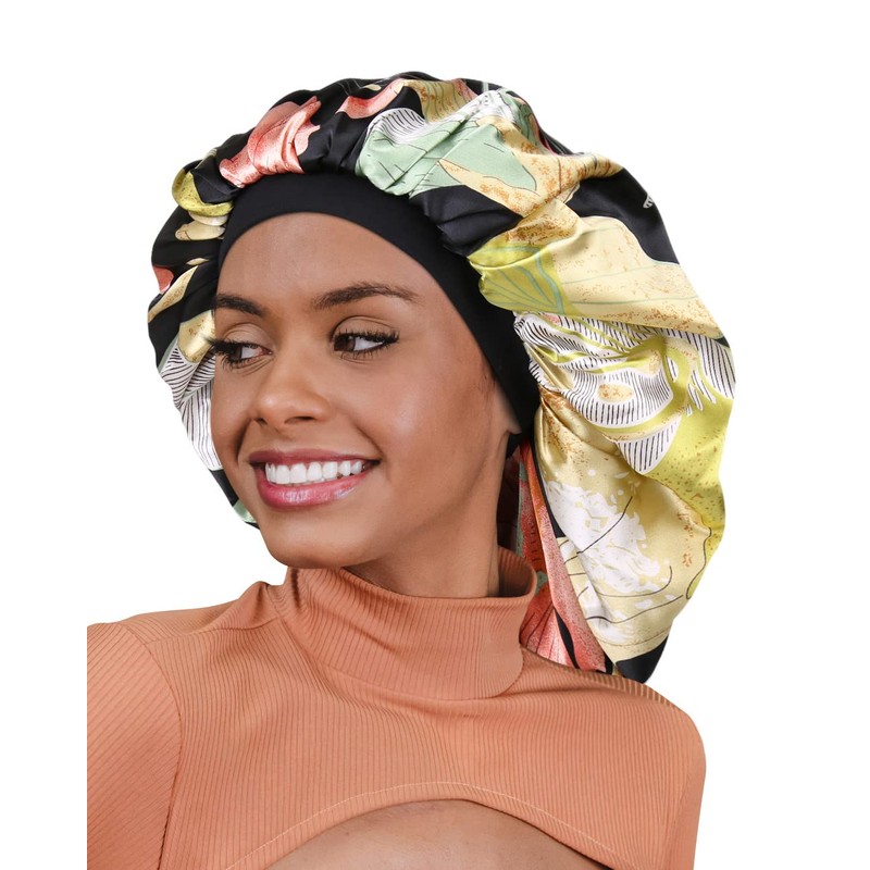 Silk Scarf Hair Sleeping Cap Made of Silk Hat Sleep