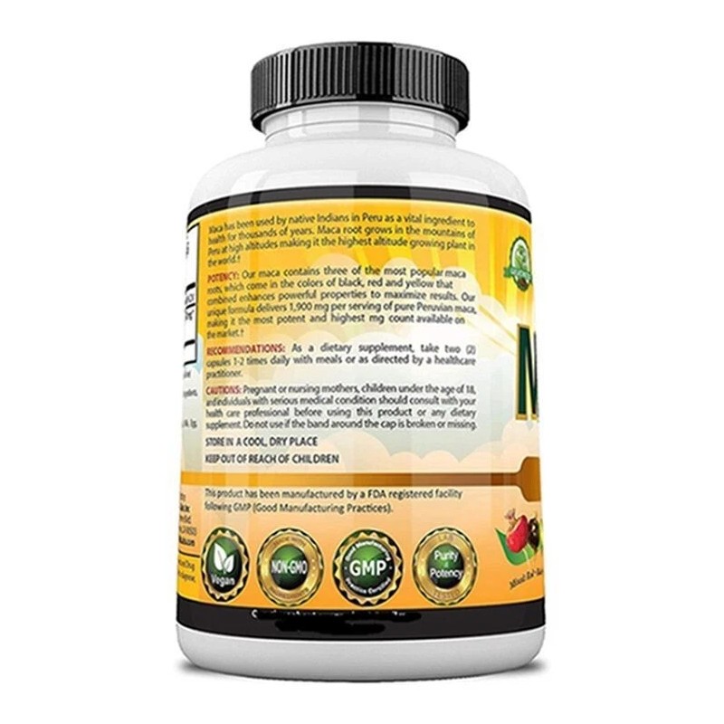 PersiNeed MACA 36000mg Dietary Supplement 60 Tablets