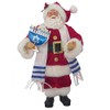 CC Christmas Decor 12" Santa Claus Hanukkah Figurine