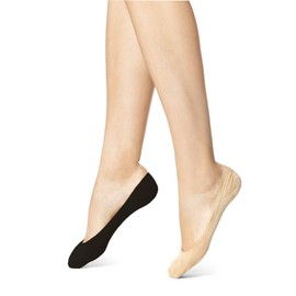 Hue Women's 4 Pair Microfiber Liner, Asst, Size 2