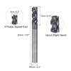 sourcing map 2pcs 5mm Dia 5mm Shank Square Nose End