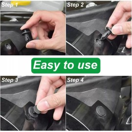 Unbranded For GMC Mazda Set Bumper Fender Liner Push Type Retainer Clips Fastener 100x