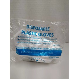 Unbranded 100PCS Disposable Plastic Food Safe Prep Gloves Food Handling One Size Fits Most