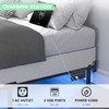 QEROMY Queen Bed Frame for Box Spring, 7 Inch Metal