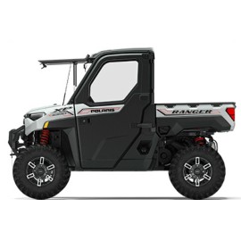 Polaris 2021 Polaris Ranger 1000 XP  Ghost White  Factory Door Decal Kit