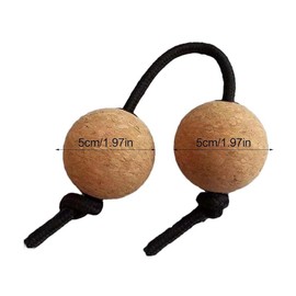 2 Pairs Rhythmic Ball Percussion,Cork Rhythmic Shakers Asalato Kashaka Balls,Adults Teenagers Asalato Percussion Instrument for Beginners for Party, Concerts