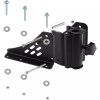 for Newport Vessels Pontoon Trolling Motor Mount Deck Bracket shaft