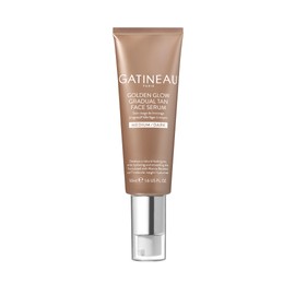 Gatineau - Golden Glow Gradual Tan Face Serum (Medium/Dark 50ml) - Daily Facial Moisturiser with Self Tan, Natural & Streak Free, Radiant Dewy Complexion
