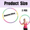 2PCS Hula Hoop Kids Hula Hoop Collapsible Kids Hula Hoop