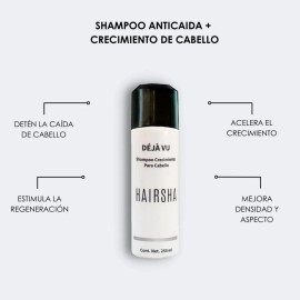 Shampoo Crecimiento para Cabello Hairsha Deja Vu